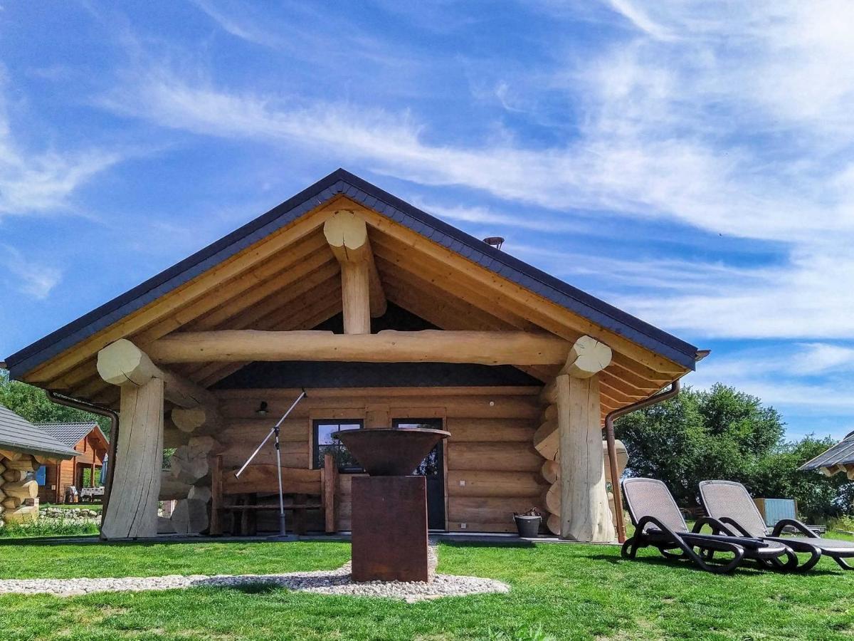 Naturstammhaus Tollensesee Groß Nemerow Exteriér fotografie