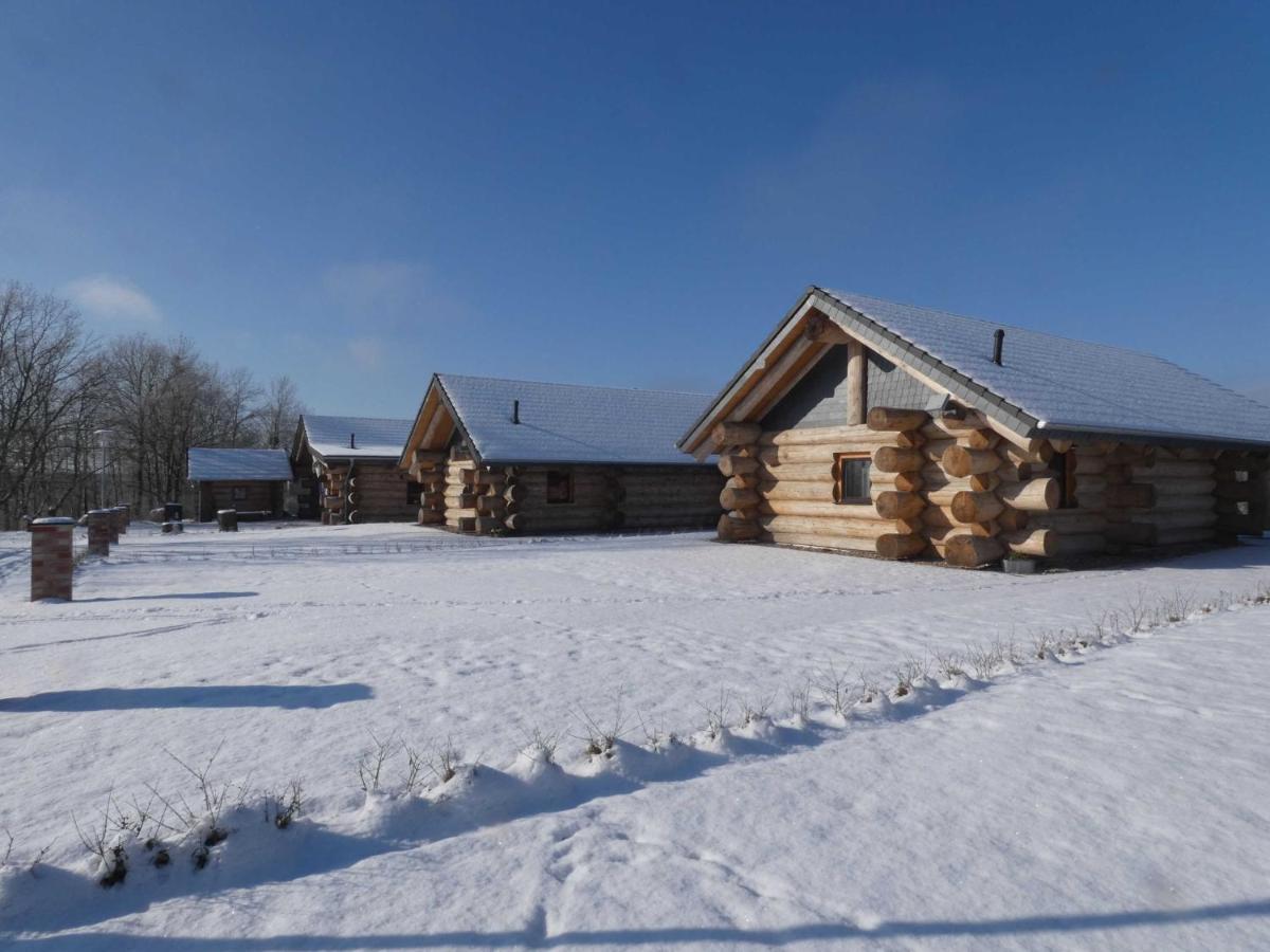 Naturstammhaus Tollensesee Groß Nemerow Exteriér fotografie