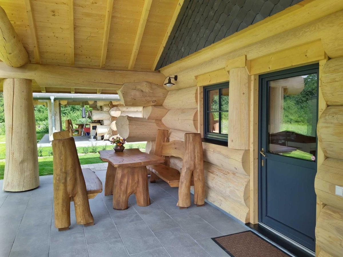 Naturstammhaus Tollensesee Groß Nemerow Exteriér fotografie