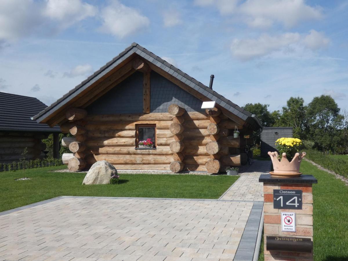 Naturstammhaus Tollensesee Groß Nemerow Exteriér fotografie