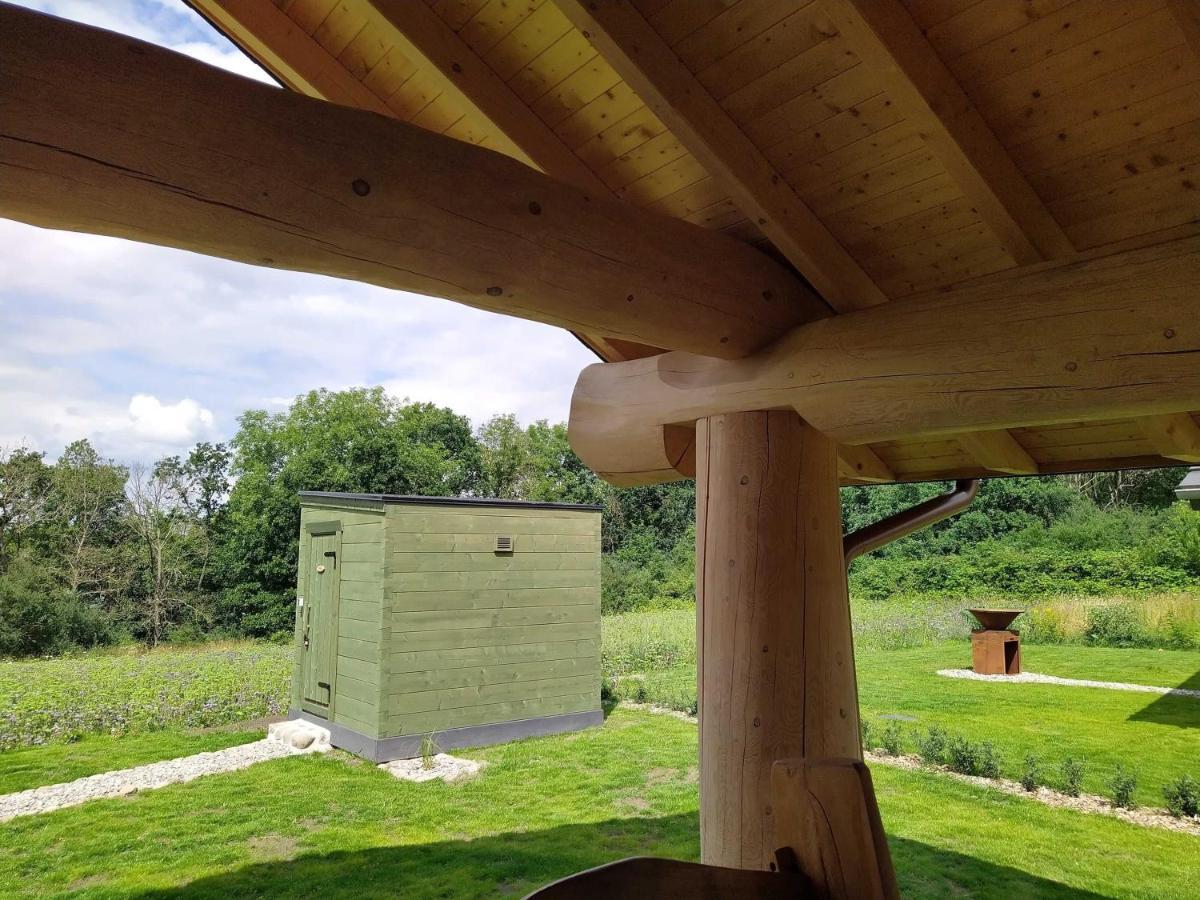 Naturstammhaus Tollensesee Groß Nemerow Exteriér fotografie